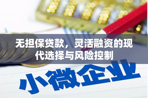宁安无担保贷款，灵活融资的现代选择与风险控制